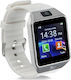 DZ09 43mm Smartwatch με SIM (Λευκό)