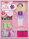 Melissa & Doug Μαγνητικό Παιχνίδι Κατασκευών Ντύνω την Νίνα Μπαλαρίνα για Παιδιά 3+ Ετών 13554