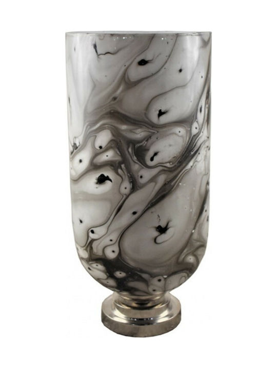 Καρβούνης Glass Vase 15x15x34.5cm