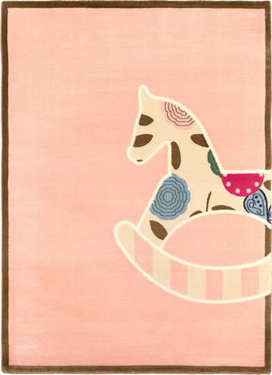 Saint Clair Toy Детско килимче Розов 115x175см