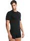 6/603 Men's Undershirt Short-sleeved in Black Color