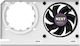 NZXT Kraken G12 Монтажен комплект GPU White Бял