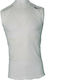 Minerva 90-10180 Men's Undershirt Sleeveless in White Color