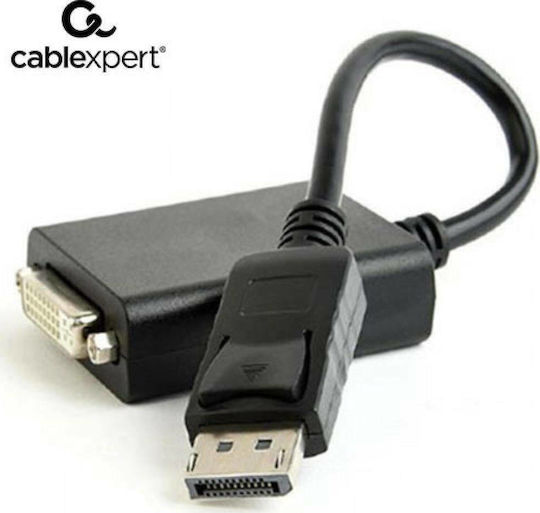 Cablexpert Μετατροπέας DisplayPort male σε DVI-D female 1τμχ A-DPM-DVIF-03