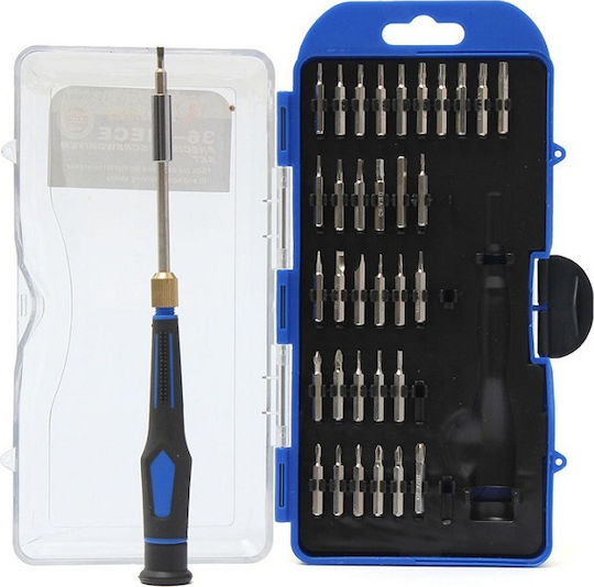 Screwdriver with 36 Magnetic Interchangeable Tips