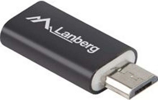 Lanberg Konverter USB-C weiblich zu Micro-USB männlich 1Stück AD-UC-UM-01