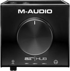 M-Audio Εξωτερική Επαγγελματική Κάρτα Ήχου AIR|Hub Συνδεσιμότητα USB