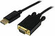 StarTech Kabel DisplayPort-Stecker - VGA-Stecker 0.9m Schwarz (DP2VGAMM3B)