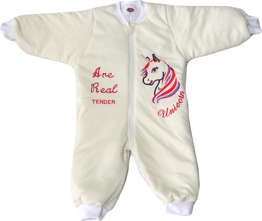 Tender Winter Schlafsack mit Füßen Unicorn 2.5 Tog Ecru
