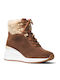 Bootie Suede Γυναικεία Αρβυλάκια με Γούνα Ταμπά