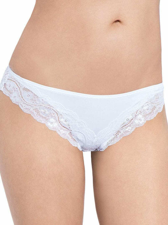 Triumph Lovely Micro Tai Women's Slip with Lace White