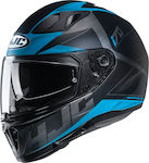 HJC i70 Eluma MC2SF Motorradhelm Volles Gesicht...