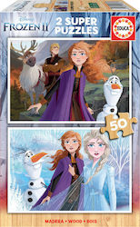 Wooden Kids Puzzle Frozen 2 100pcs Educa