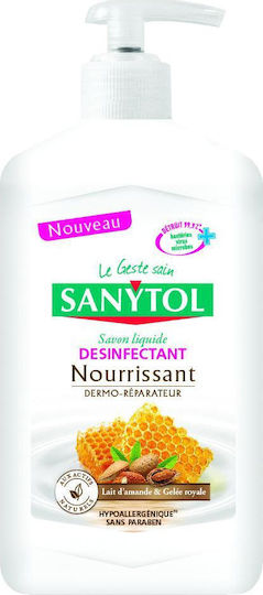 Sanytol Almond Oil Κρεμοσάπουνο με Αντλία Αμύγδαλο 250ml