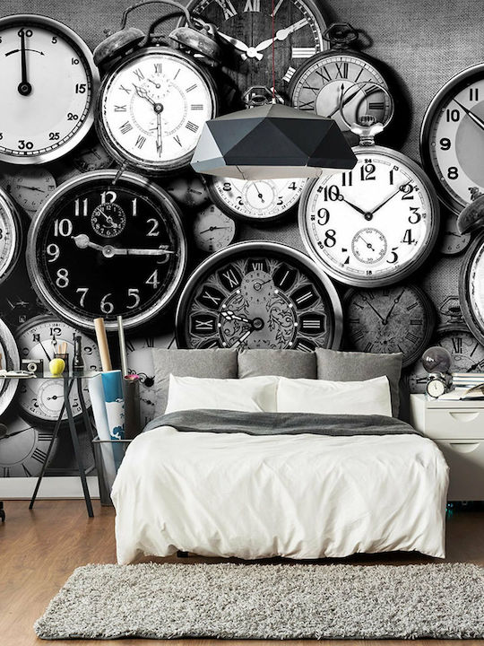 Fototapet de Perete Retro Clocks 300x210 Tesatura L300xW210cm