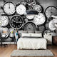 Fototapet de Perete Retro Clocks 400x280 Tesatura L400xW280cm