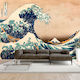 Fototapet de Perete Hokusai: Great Wave Off Kanagawa Reproduction 300x210 Tesatura L300xW210cm