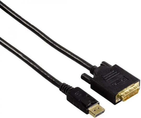 HAMA Kabel DVI-D-Stecker - DisplayPort-Stecker 1.8m Schwarz (00054593)