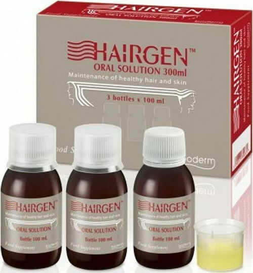 Boderm Hairgen Oral Solution Ειδικό Συμπλήρωμα Διατροφής 300ml Unflavoured