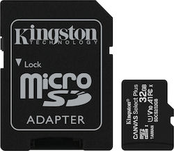 Kingston Canvas Select Plus microSDHC 32GB Class 10 U1 V10 A1 UHS-I with Adapter