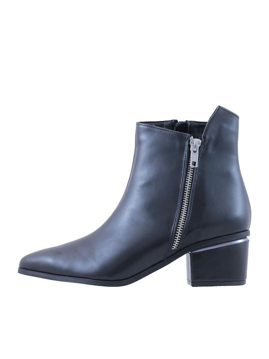 Envie Shoes Botine pentru femei cu toc mediu Negru