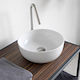 Scarabeo Glam Vessel Sink Porcelain 33x33x12.5cm White