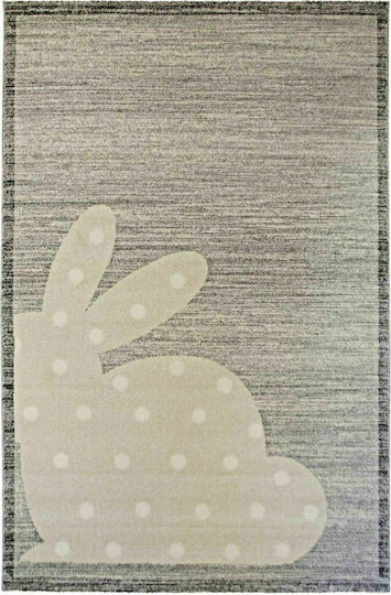 Ezzo 7403 Παιδικό Χαλί Γκρι 160x230cm Πάχους 11mm