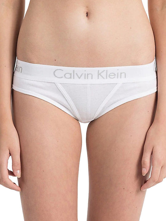 Calvin Klein Baumwolle Damen Slip Weiß