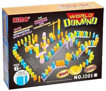 Kimo Board Game World Domino for 6+ Players 6+ Years JK070595 (EN)