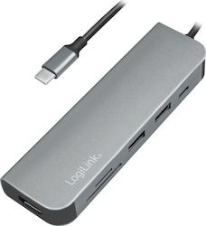 LogiLink Stație de andocare cu USB-C HDMI 4K PD (UA0343)