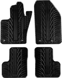 Gledring Set Front and Back 4pcs for Jeep Renegade 2015 Black