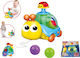 MG Toys Pull-Along Toy Spin N' Pull Snail for 12++ Months