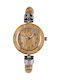 Bewell Watch with Beige Wooden Bracelet