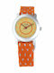Club Watches Women's Watch with Orange Fabric Strap