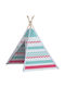 John Kids Indian Teepee Play Tent Multicolour