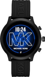 Michael Kors MKGO Stainless Steel 43mm Smartwatch with Heart Rate Monitor (Black)