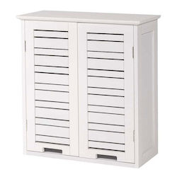 Evideco Cabinet de baie L52xA22xÎ55cm Alb