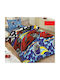 Mc Decor Kids Quilt Set Single with Pillowcase Cars Multicolour 160x240cm