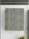 Drop 5NKR060SM Bathroom Cabinet L60xW32xH70cm Melamine Smoked Oak