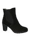 Adhare 2.0 Memory Cushion Suede Women's Ankle Boots with Medium Heel Black