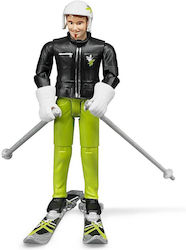 Bruder Miniature Toy Skier for 5+ Years Old