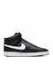Court Vision Mid Μποτάκια Black / White