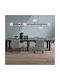 Inlight Pendant Light Black Rail for 6 Bulbs G9 130x130cm