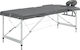 vidaXL Aluminum Portable/Folding Black Massage ...
