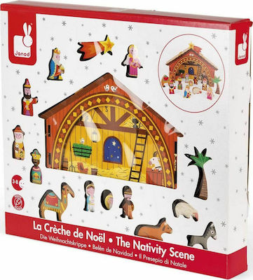 Janod Miniature Toy The Nativity Scene for 3+ Years