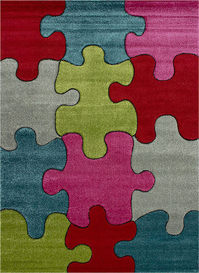 Koulis Carpets 1476A Kinder Teppich Mehrfarbig 133x190cm Dicke 13mm