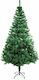 Christmas Green Tree with Metallic Base and Built in Branches H210pcs