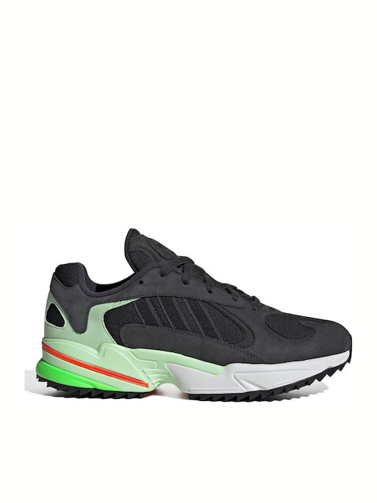 adidas Adidași Chunky Yung-96 Core Negru / Verde Solar / Bordo