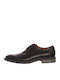 Damiani 412 Leder Herren Freizeitschuhe Anatomisch Schwarz