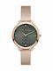 Ted Baker Hetttie Γυναικείο Ρολόι 37mm Μπαταρίας με Ροζ Χρυσό Μεταλλικό Μπρασελέ